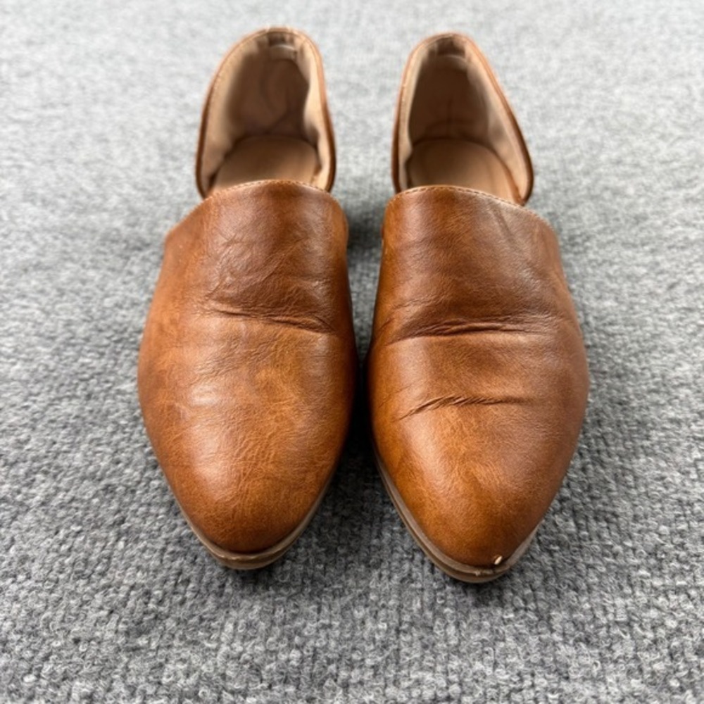 Catherine Malandrino Pointed Toe D'Orsay Flats Tan Size 9 - Picture 3 of 8